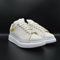 Alexander Mcqueen Oversize Blanc / Jaune - T38,5