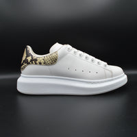 Alexander Mcqueen Oversize blanc/python - T39