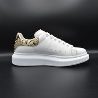 Alexander Mcqueen Oversize blanc/python - T39