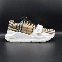 Burberry sneakers check beige/noir - T42