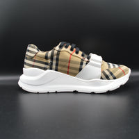 Burberry sneakers check beige/noir - T42