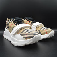 Burberry sneakers check beige/noir - T42