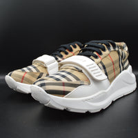 Burberry sneakers check beige/noir - T42