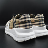Burberry sneakers check beige/noir - T42