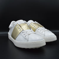 Valentino open blanc/doré - T39