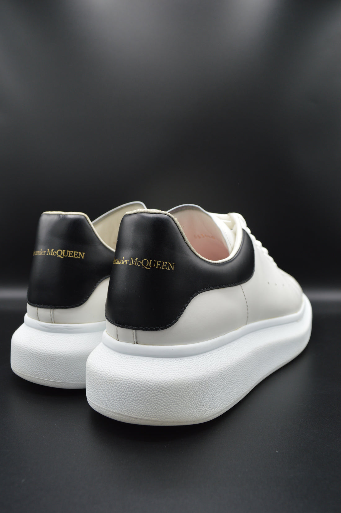 Alexander Mcqueen oversize blanc / noir - T44,5