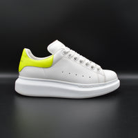 Alexander Mcqueen oversize blanc / jaune fluo - T36