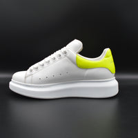 Alexander Mcqueen oversize blanc / jaune fluo - T36