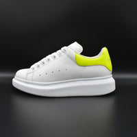 Alexander Mcqueen oversize blanc / jaune fluo - T36