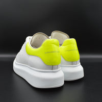 Alexander Mcqueen oversize blanc / jaune fluo - T36