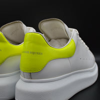 Alexander Mcqueen oversize blanc / jaune fluo - T36