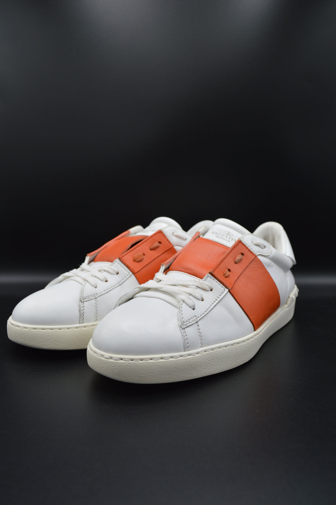 Valentino open blanc / orange - T40