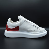 Alexander Mcqueen oversize blanc/rouge - T36