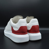 Alexander Mcqueen oversize blanc/rouge - T36