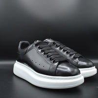 Alexander Mcqueen oversize cuir noir - T36,5