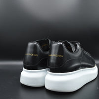 Alexander Mcqueen oversize cuir noir - T36,5