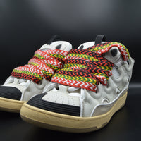 Lanvin Curb cuir blanc/beige/gris - T42