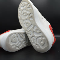Alexander Mcqueen Oversize cuir blanc/ rouge - T37