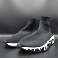 Balenciaga speedtrainer graffiti blanc/noir - T39
