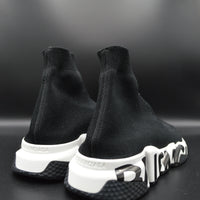 Balenciaga speedtrainer graffiti blanc/noir - T39