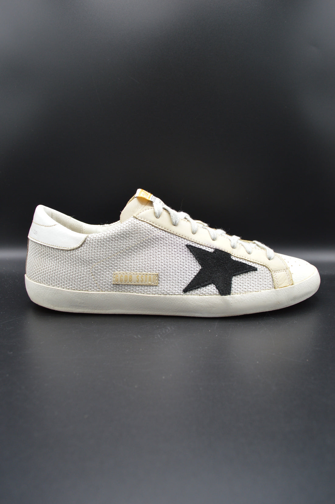 Golden Goose Superstar toile beige/noir - T43
