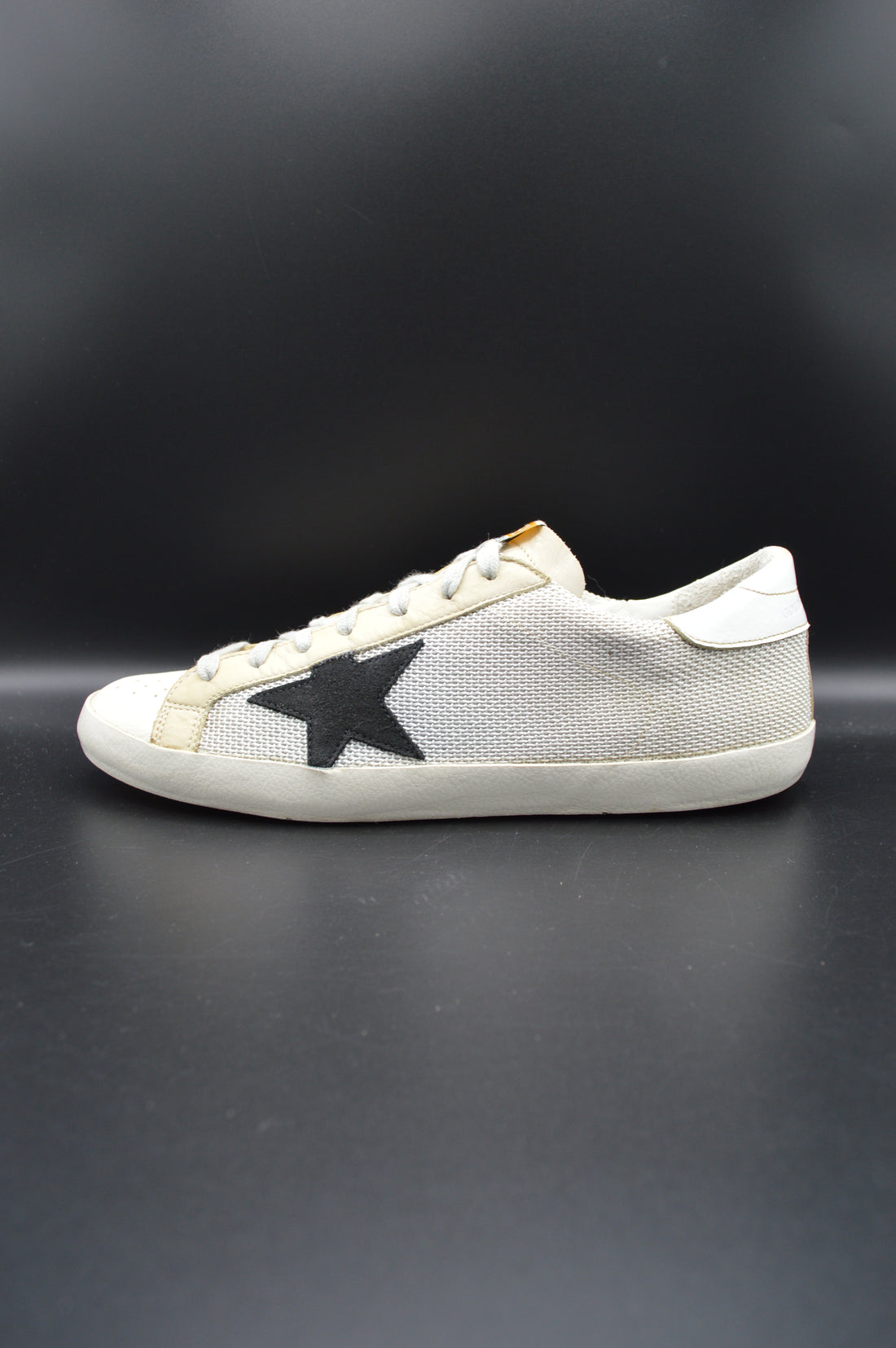 Golden Goose Superstar toile beige/noir - T43