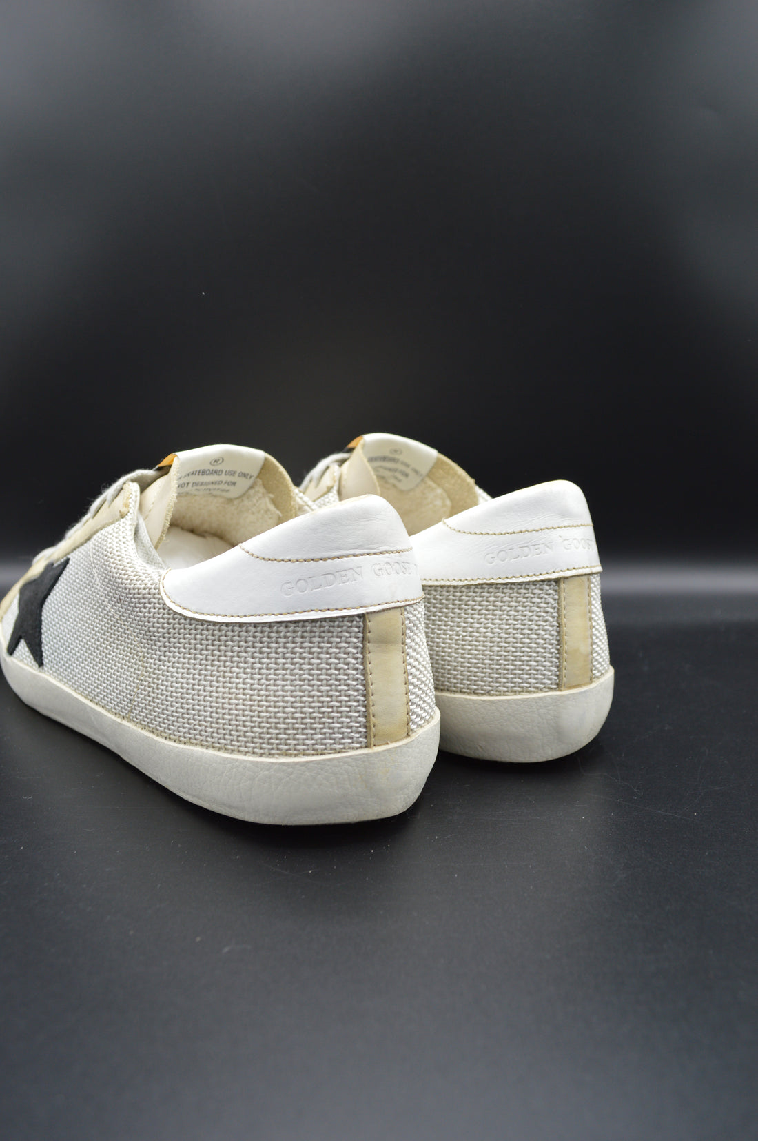 Golden Goose Superstar toile beige/noir - T43