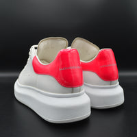 Alexander Mcqueen oversize blanc/rose - T35