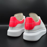 Alexander Mcqueen oversize blanc/rose - T35