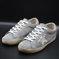 Golden Goose Superstar Femme Étoile Holographique, Daim Gris - Reconditionné - Taille 38it (39eur)