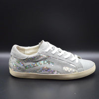 Golden Goose Superstar Femme Étoile Holographique, Daim Gris - Reconditionné - Taille 38it (39eur)