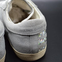 Golden Goose Superstar Femme Étoile Holographique, Daim Gris - Reconditionné - Taille 38it (39eur)