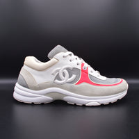 Chanel sneakers blanc/gris/rose - T38