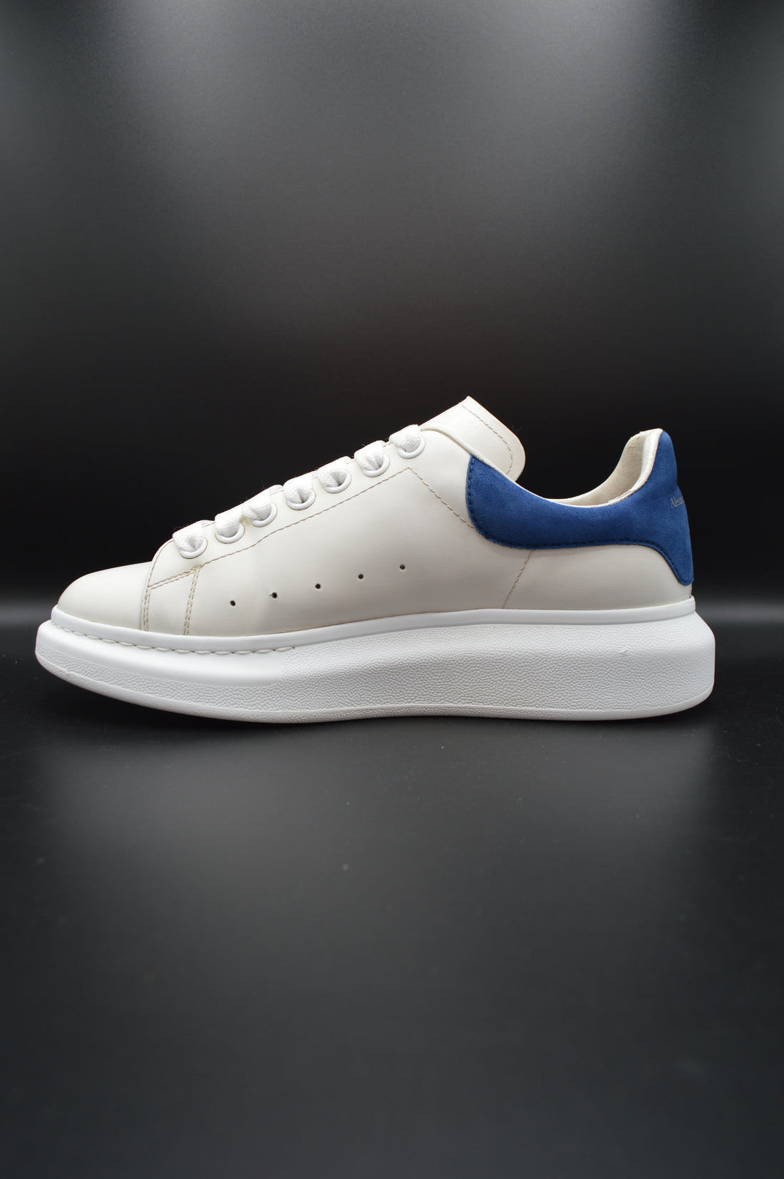 Alexander Mcqueen oversize blanc/bleu marine - T40