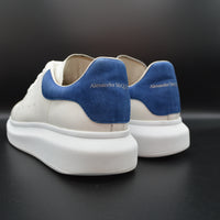 Alexander Mcqueen oversize blanc/bleu marine - T40