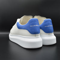 Alexander Mcqueen oversize blanc/bleu marine - T38