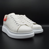 Alexander Mcqueen oversize blanc/rouge - T39