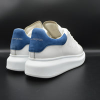 Alexander Mcqueen Oversize blanc/bleu marine - T37