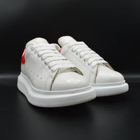 Alexander Mcqueen Oversize blanc/rose fluo - T39