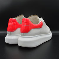 Alexander Mcqueen Oversize blanc/rose fluo - T39