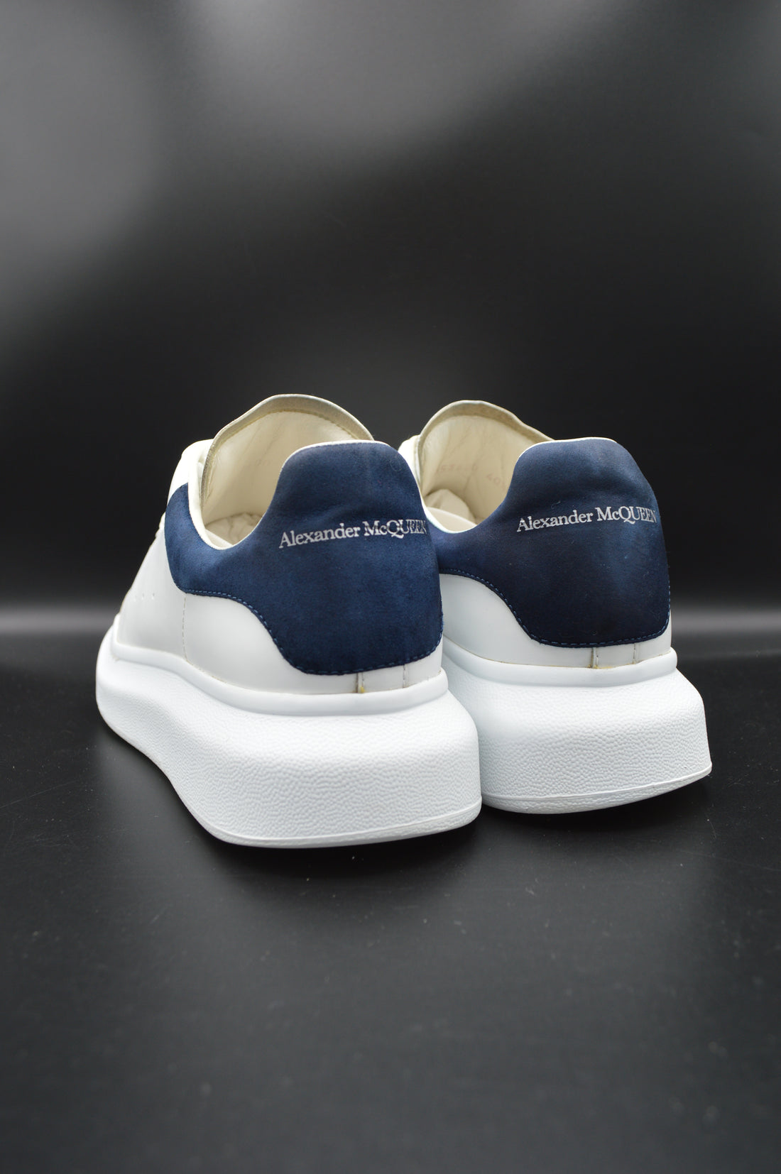 Alexander Mcqueen blanc/bleu marine - T40,5