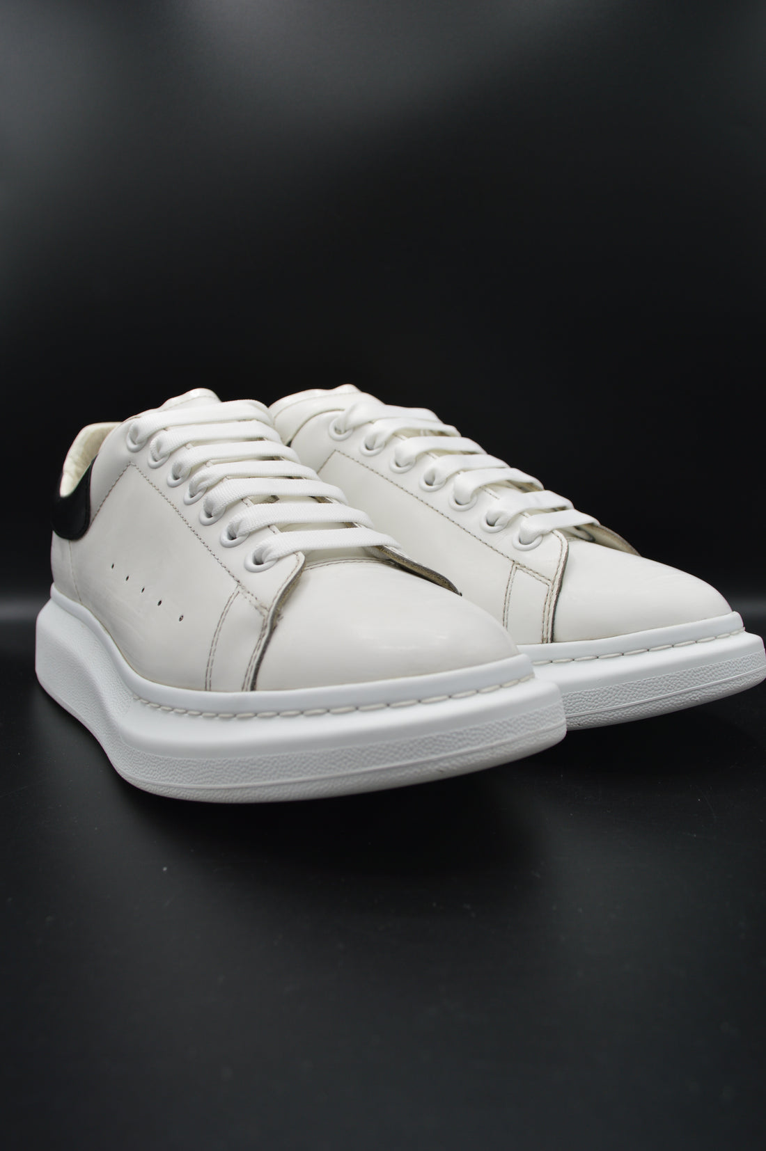 Alexander Mcqueen Oversize blanc/noir - T44