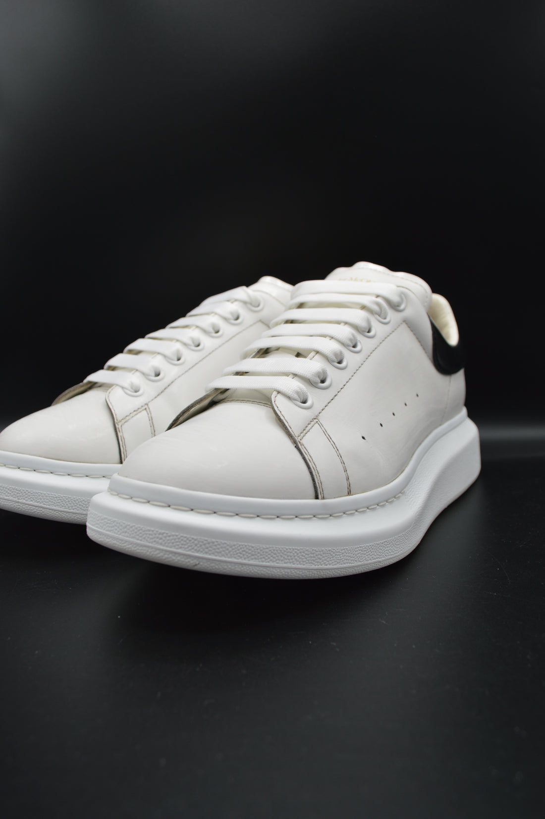 Alexander Mcqueen Oversize blanc/noir - T44