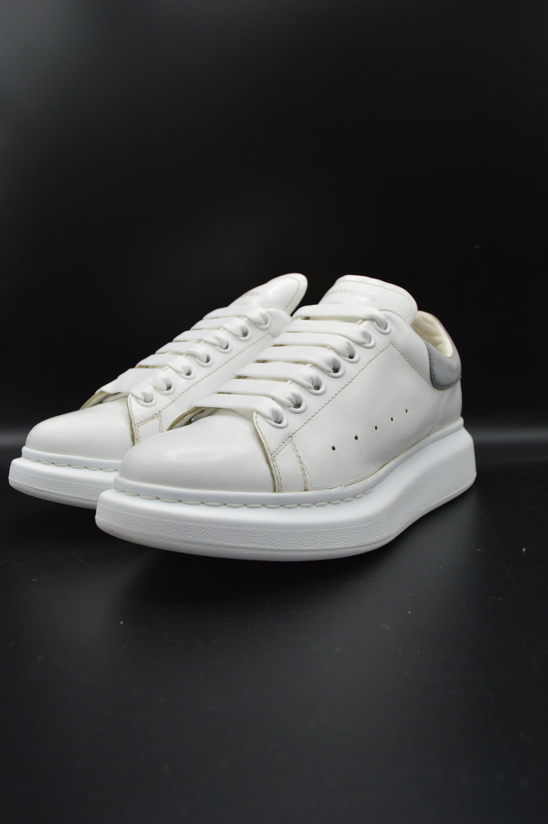 Alexander Mcqueen Oversize blanc/gris - T40