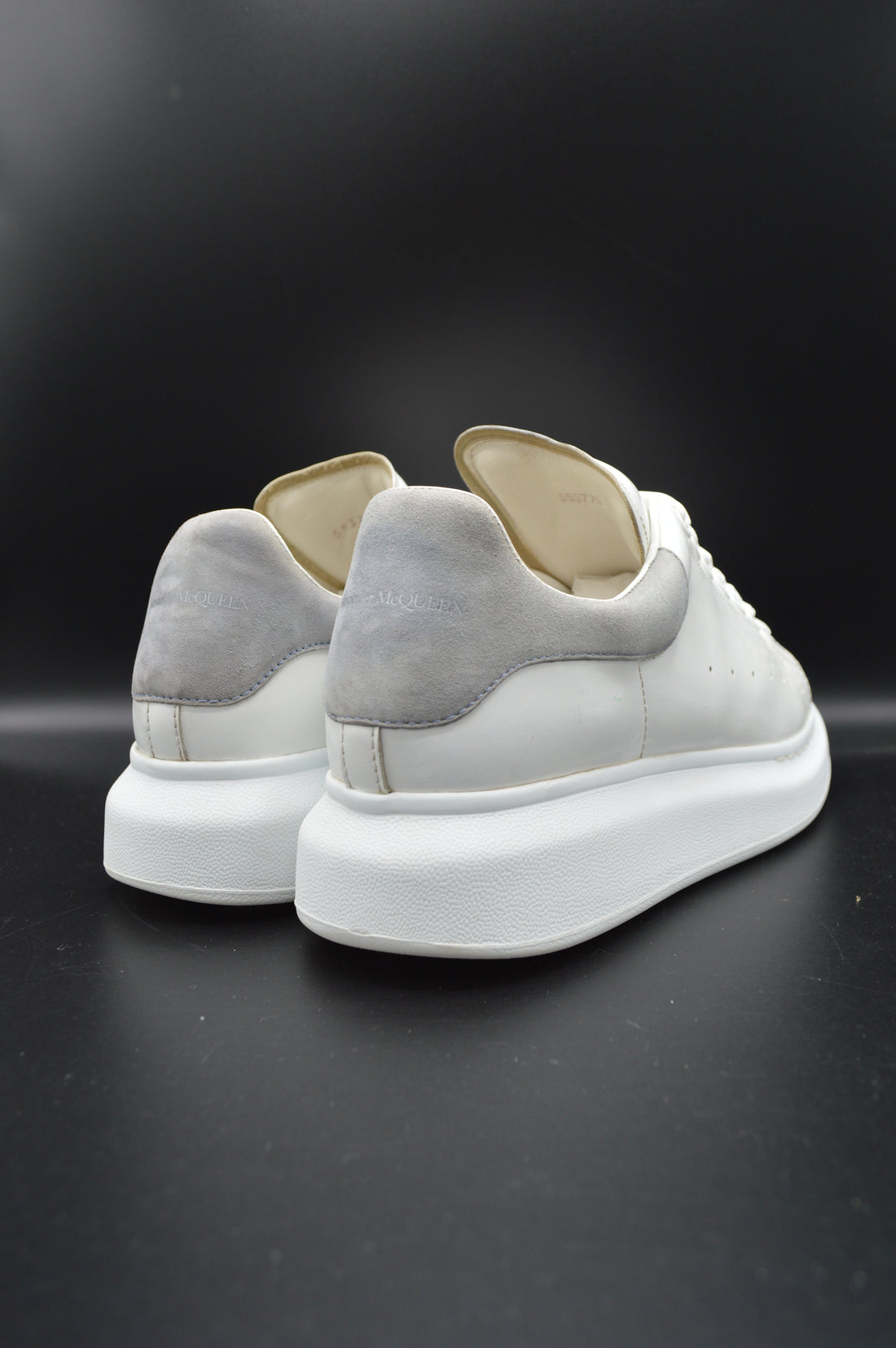 Alexander Mcqueen Oversize blanc/gris - T40