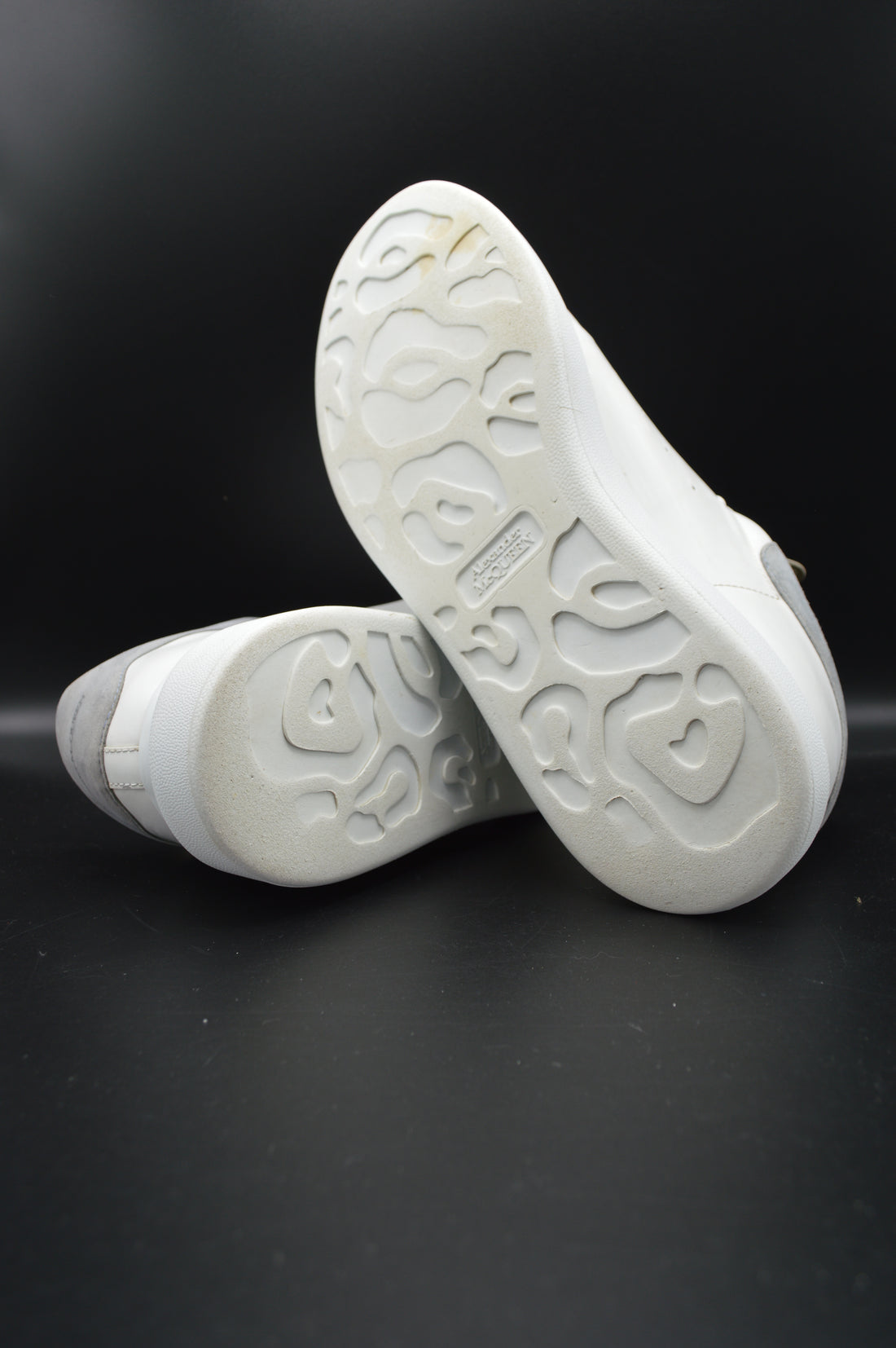 Alexander Mcqueen Oversize blanc/gris - T40