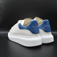 Alexander Mcqueen Oversize blanc/bleu marine - T39