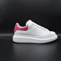 Alexander Mcqueen Oversize blanc/rose fuchsia - 36,5