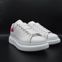 Alexander Mcqueen Oversize blanc/rose fuchsia - 36,5