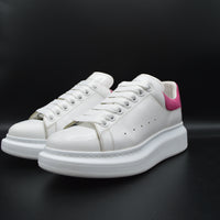 Alexander Mcqueen Oversize blanc/rose fuchsia - 36,5